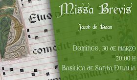 El domingo la Coral de Mrida interpreta la misa de Jacob de Haan en su concierto sacro de Cuaresma