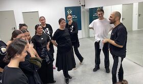 Delegacin de los socios artsticos del Proyecto Europeo Dancing Historyies conocen acciones danza en Mrida