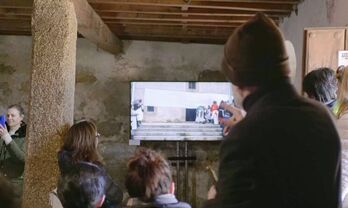 La Casona de Casas de Belvs convertida en un espacio de arte contemporneo