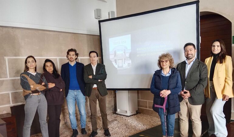 Biblioteca Santa Ana de Badajoz incorpora medida que mejora autonoma de personas con discapacidad sensorial
